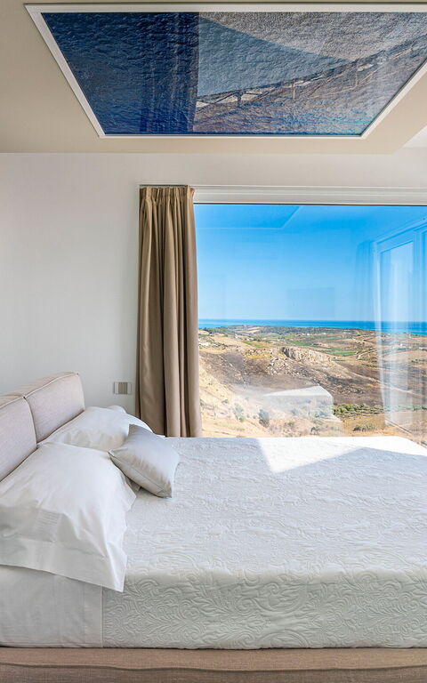 Villa Domizia: chambre à coucher