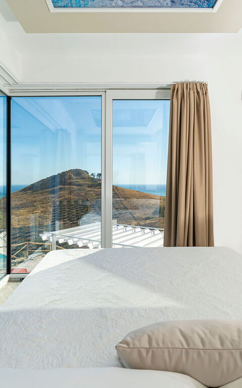 Villa Domizia: chambre à coucher