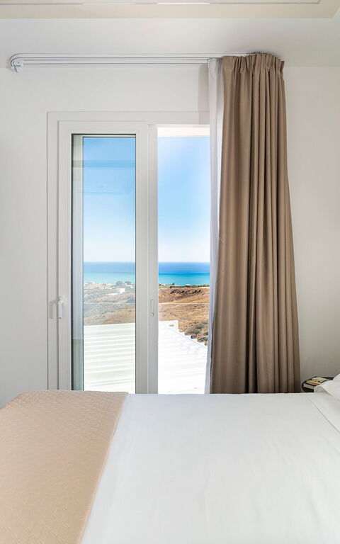 Villa Domizia: chambre à coucher