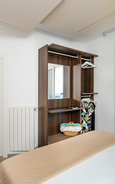 Villa Domizia: chambre à coucher