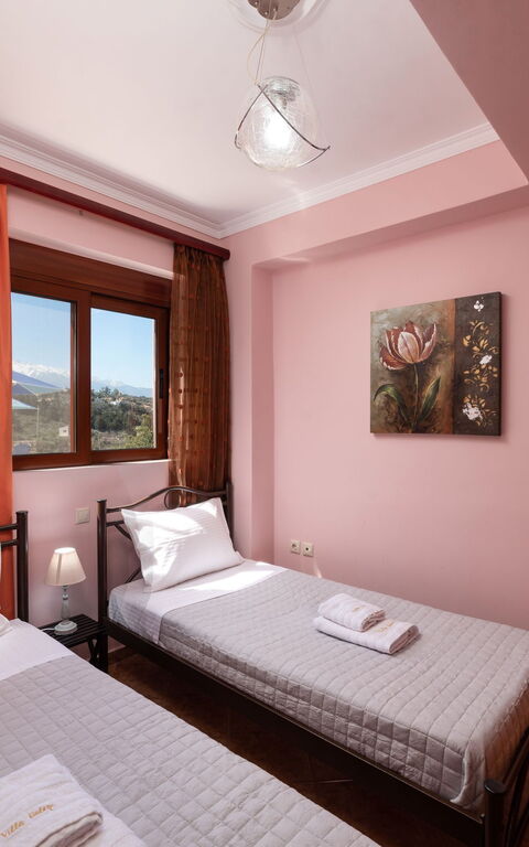 Villa Halepi: chambre à coucher