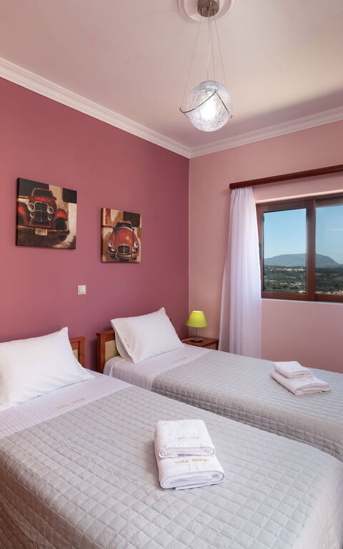 Villa Halepi: chambre à coucher