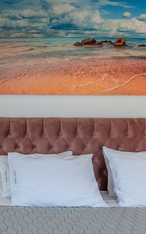 Villa Halepi: chambre à coucher