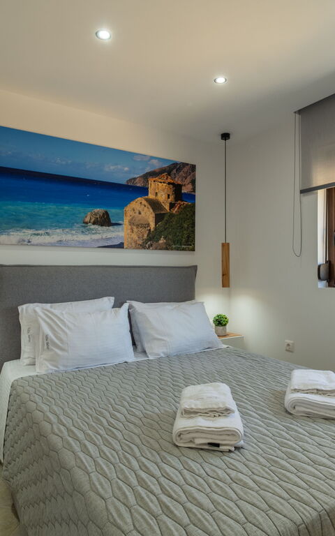 Villa Halepi: chambre à coucher