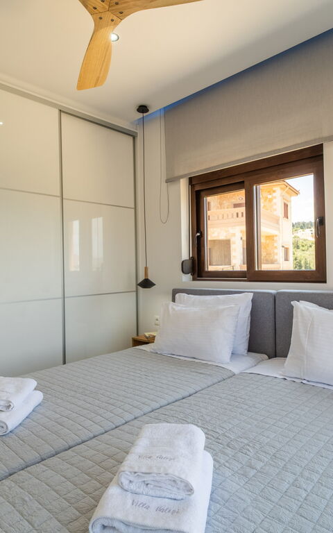 Villa Halepi: chambre à coucher