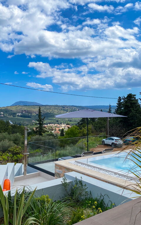 Villa Kallos: bassin, Extérieur, Extérieurs