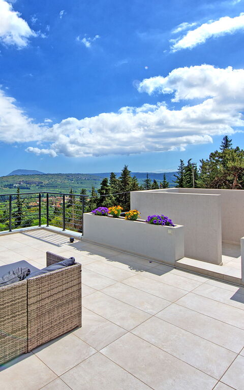 Villa Kallos: Été, Extérieur