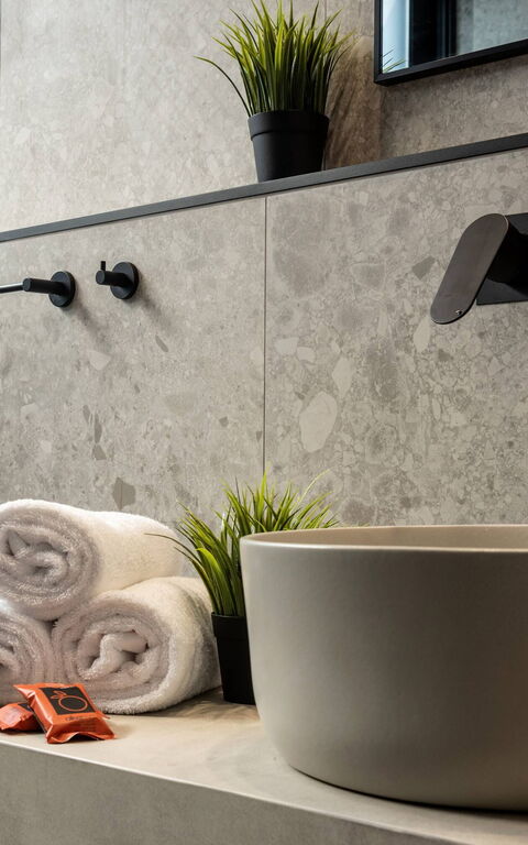 Villa Kallos: Détails de la chambre, Salle de bain