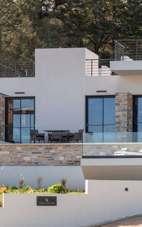 Villa Kallos: Entrée principale, Extérieur, Extérieurs