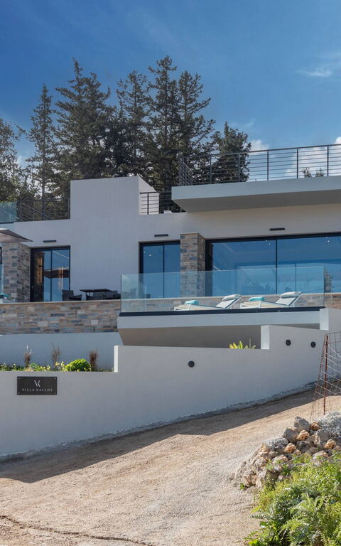 Villa Kallos: Entrée principale, Extérieur, Extérieurs