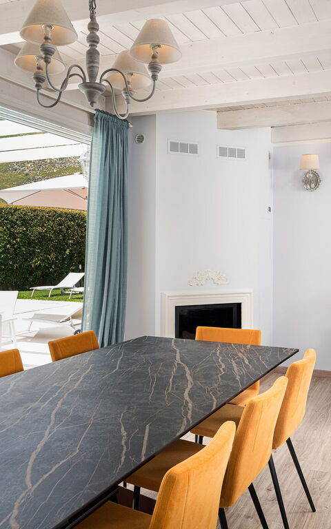 Villa Giutitta: Salle à manger, Salon