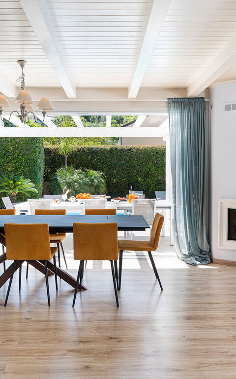 Villa Giutitta: Salle à manger, Salon