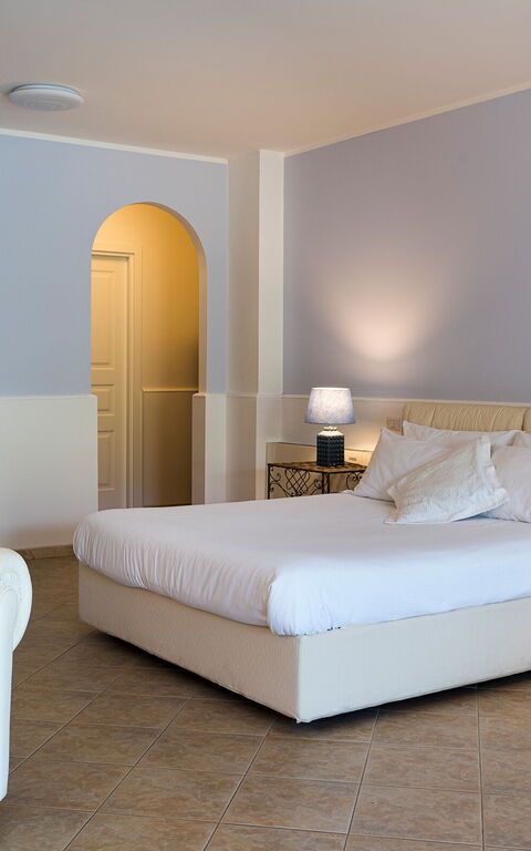 Villa Giutitta: chambre à coucher