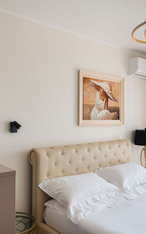 Villa Anthea: chambre à coucher