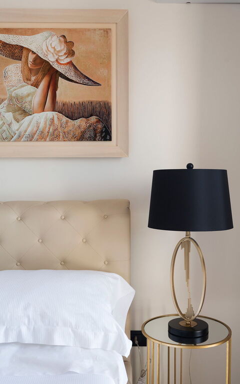 Villa Anthea: chambre à coucher