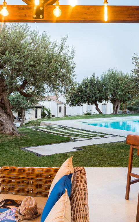 Corte Moscata: bassin, Extérieurs, Jardin