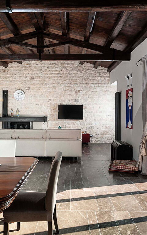 Corte Moscata: Salle à manger, Salon