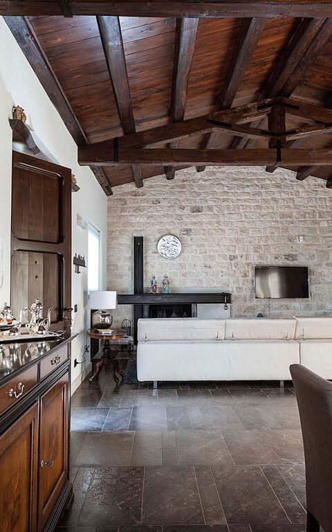 Corte Moscata: Salle à manger, Salon