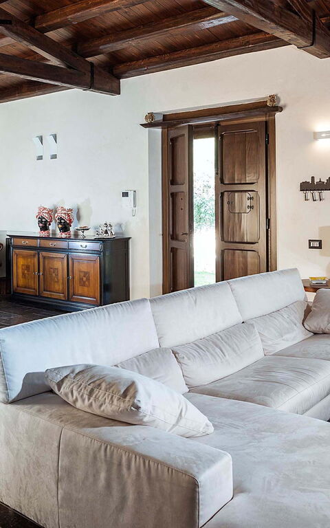 Corte Moscata: Salle à manger, Salon