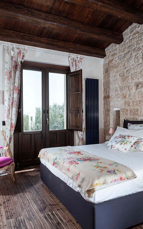 Corte Moscata: chambre à coucher