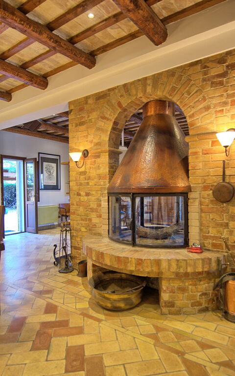 Villa Vittoria: Salle à manger, Salon