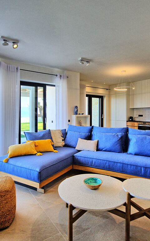 Villa Acropolitana: Cuisine, Salon