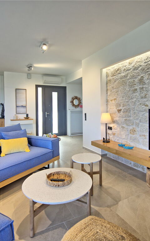 Villa Acropolitana: Cuisine, Salon