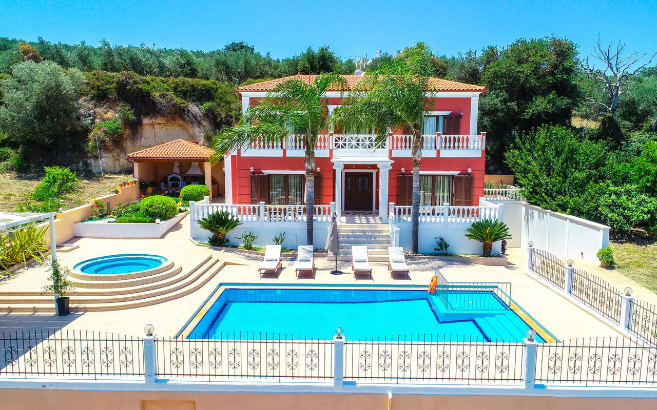 Iro Royal Villa: bassin, Extérieur, Extérieurs, jacuzzi