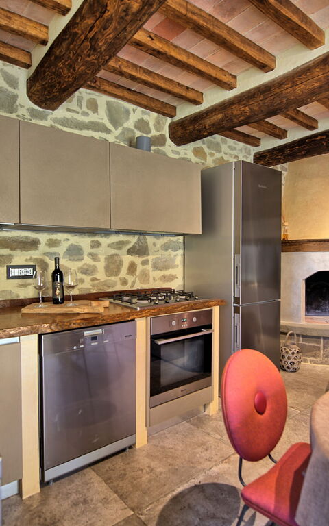 Villa Mulino: Cuisine, Salle à manger, Salon