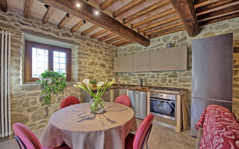 Villa Mulino: Cuisine, Salle à manger, Salon