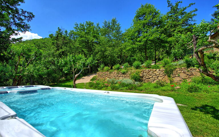 Villa Mulino: bassin, Extérieur, Extérieurs, jacuzzi, Jardin