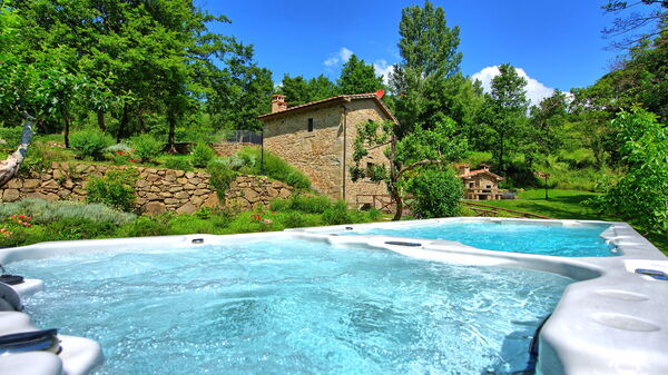 Villa Mulino: bassin, Extérieur, Extérieurs, jacuzzi
