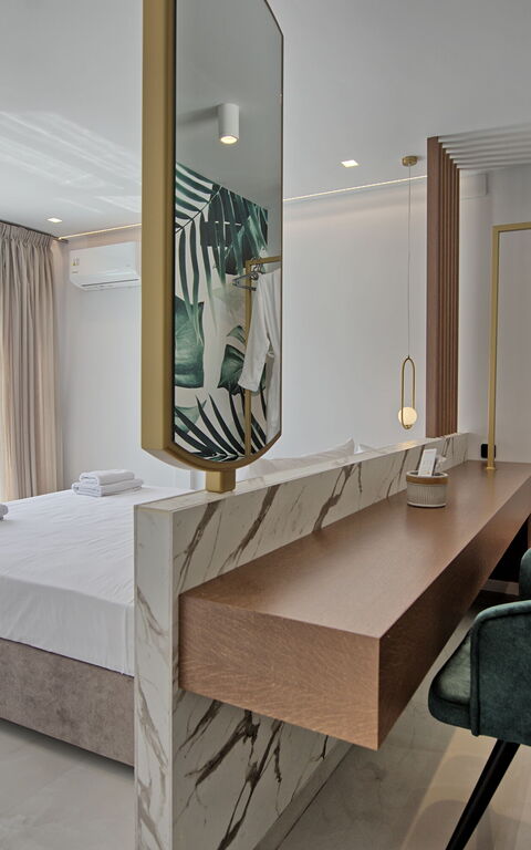 Villa Silentium Evilia: chambre à coucher