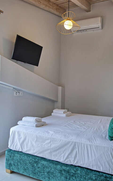 Villa Silentium Ionia: chambre à coucher