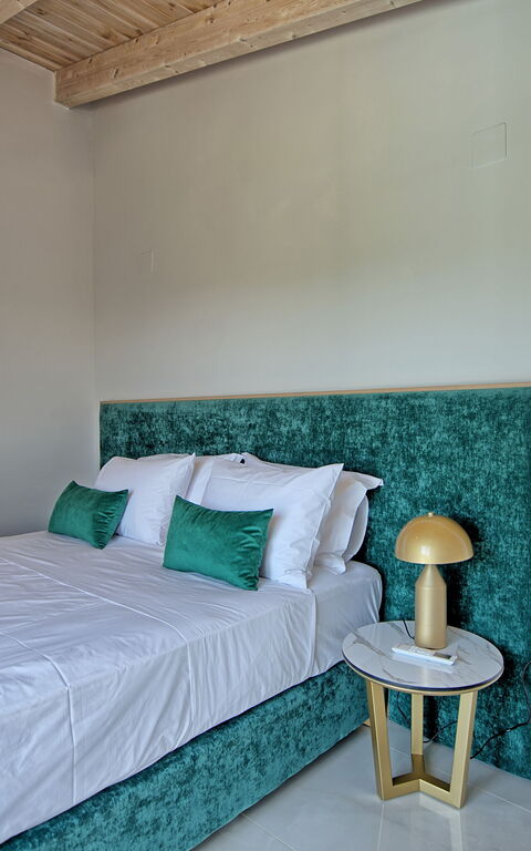 Villa Silentium Ionia: chambre à coucher