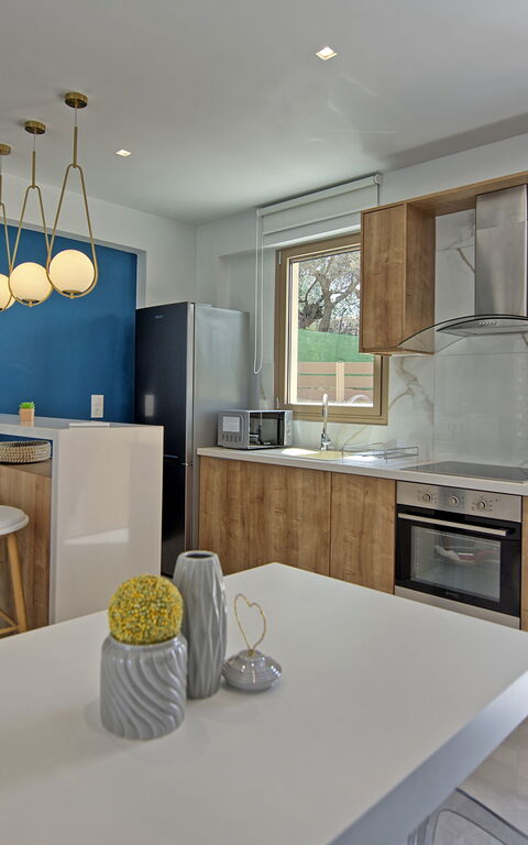 Villa Silentium Ionia: Cuisine, Salle à manger