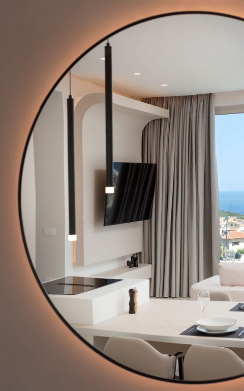 Seaview Lux: Cuisine, Salon