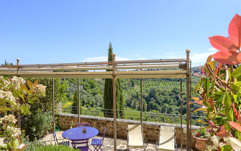 Logement La Pergola: Balcon / Terrasse / Patio, Vues