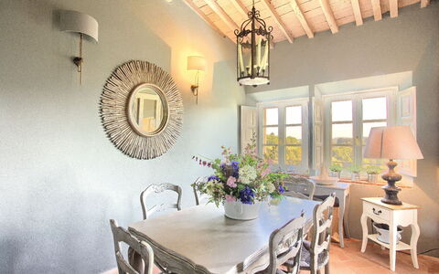 Logement La Loggia: Salle à manger