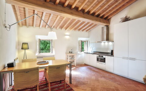 Logement La Terrazza: Cuisine, Salle à manger