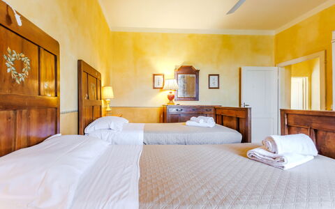 Logement Giallone: chambre à coucher