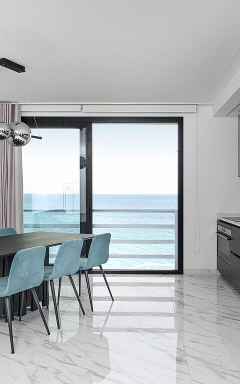 Villa Hermes: Cuisine, Salon