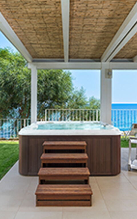 Stella Maris: Extérieur, Extérieurs, jacuzzi, Jardin, Vues