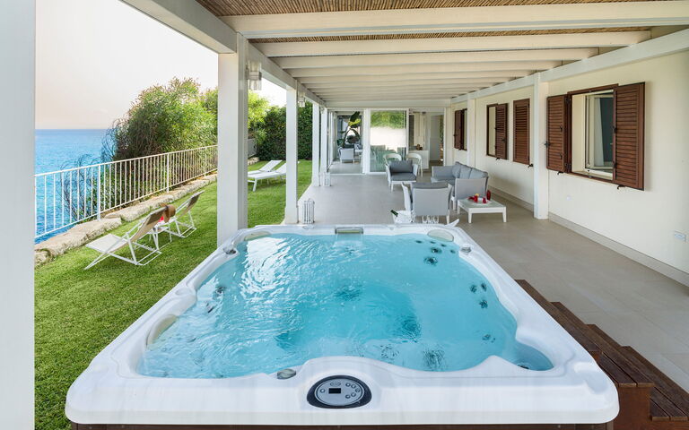 Stella Maris: Extérieur, Extérieurs, jacuzzi, Jardin, Vues