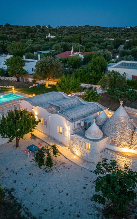Trullo Adea: bassin, Vues