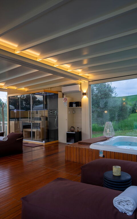 Villa Ca Viola: Bien-être, Extérieur, Extérieurs, jacuzzi