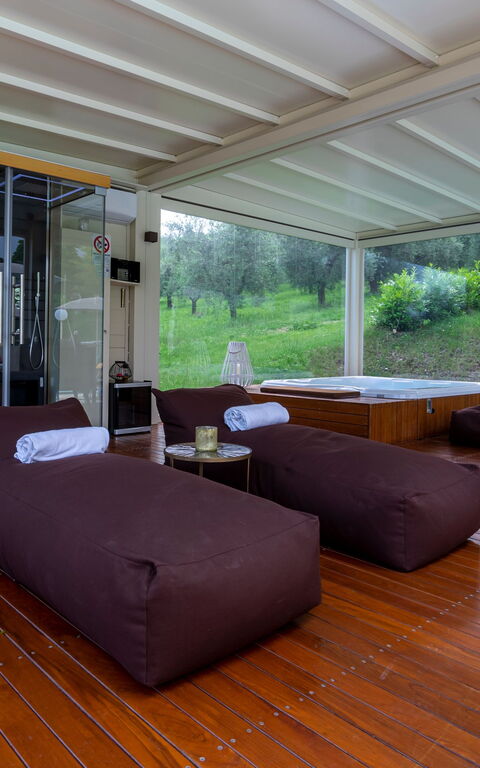 Villa Ca Viola: Bien-être, Extérieur, Extérieurs, jacuzzi