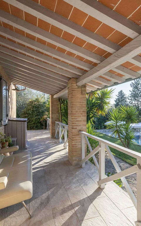 Santo Stefano: Balcon / Terrasse / Patio, bassin