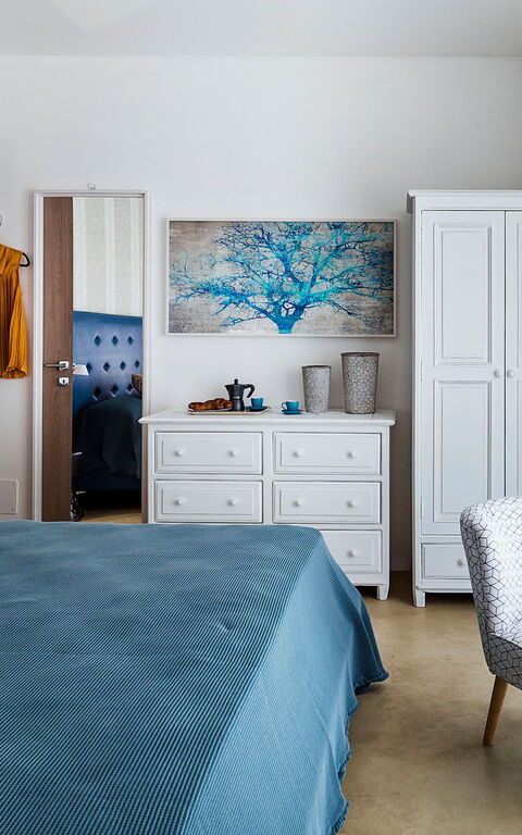 Villa San Lorenzo Ulivo: chambre à coucher