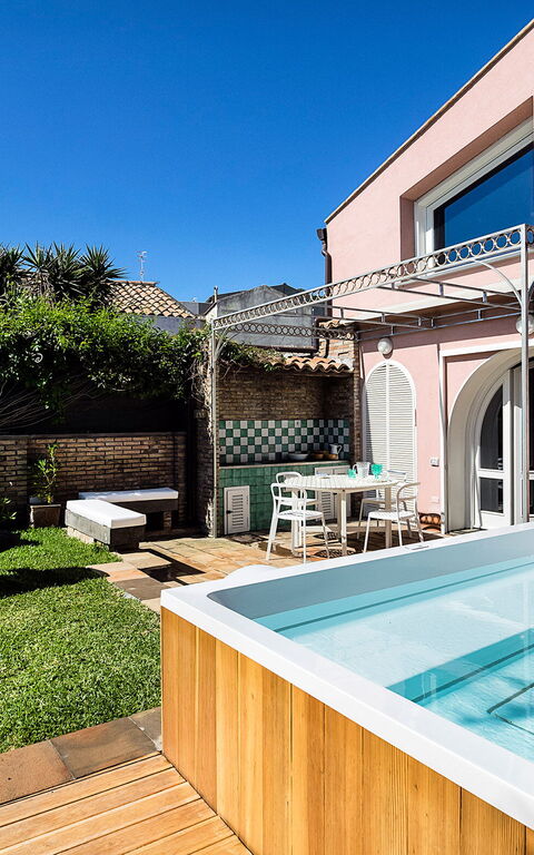 Casa Tecla: bassin, Jardin